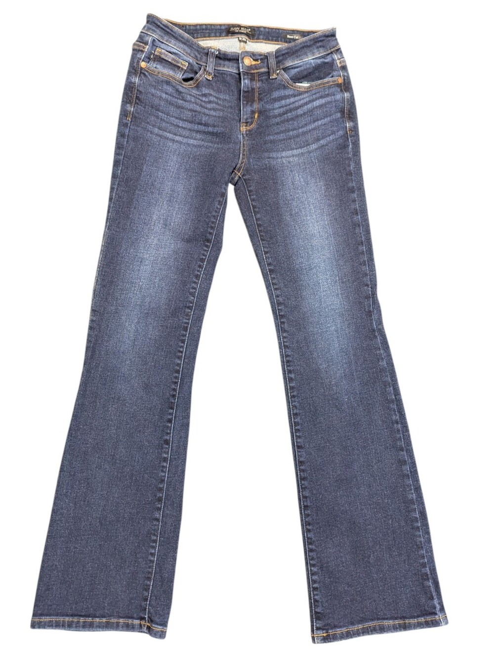 Judy Blue Mid-Rise BootCut Dark Wash Jeans Women's Size 9/29 TikTok Stretch